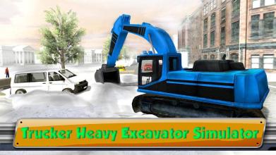 Trucker Heavy Excavator Simulator截图4