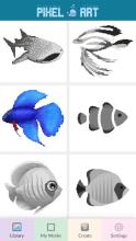 Fish Color By Number: Pixel Art Fish截图3