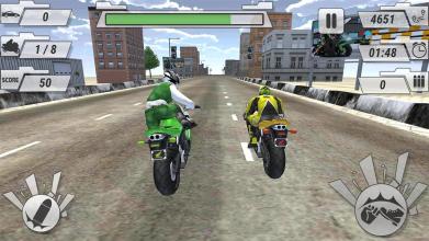 Moto Rash Bike Road Attack 3D 2017截图4