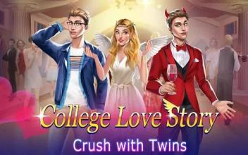 College Love Story ❤ Crush on Twins! Girl Games截图5