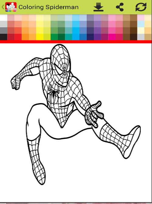 Coloring Spider-man : spiderMan games free截图1