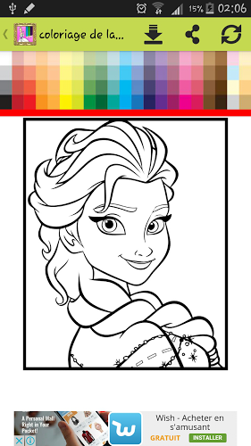 coloriage de la reine截图3