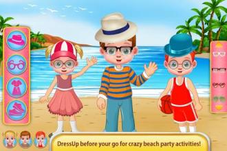 School Kids Summer Beach Fun -Classroom Trip games截图4