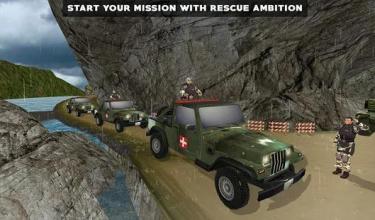 US Army Helicopter Rescue: Ambulance Driving Games截图4