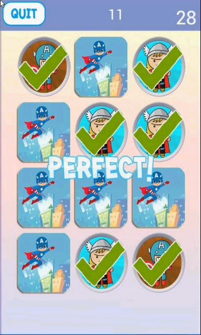 Super Hero Matching Game截图3