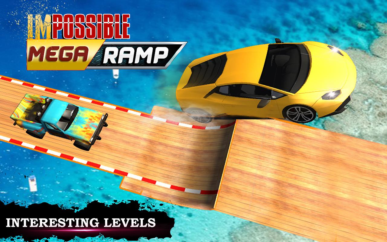 The Impossible Challenge Mega Ramp Car Stunt 2018截图1