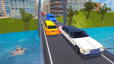 Limousine Taxi Games : Car Driver 3D截图2