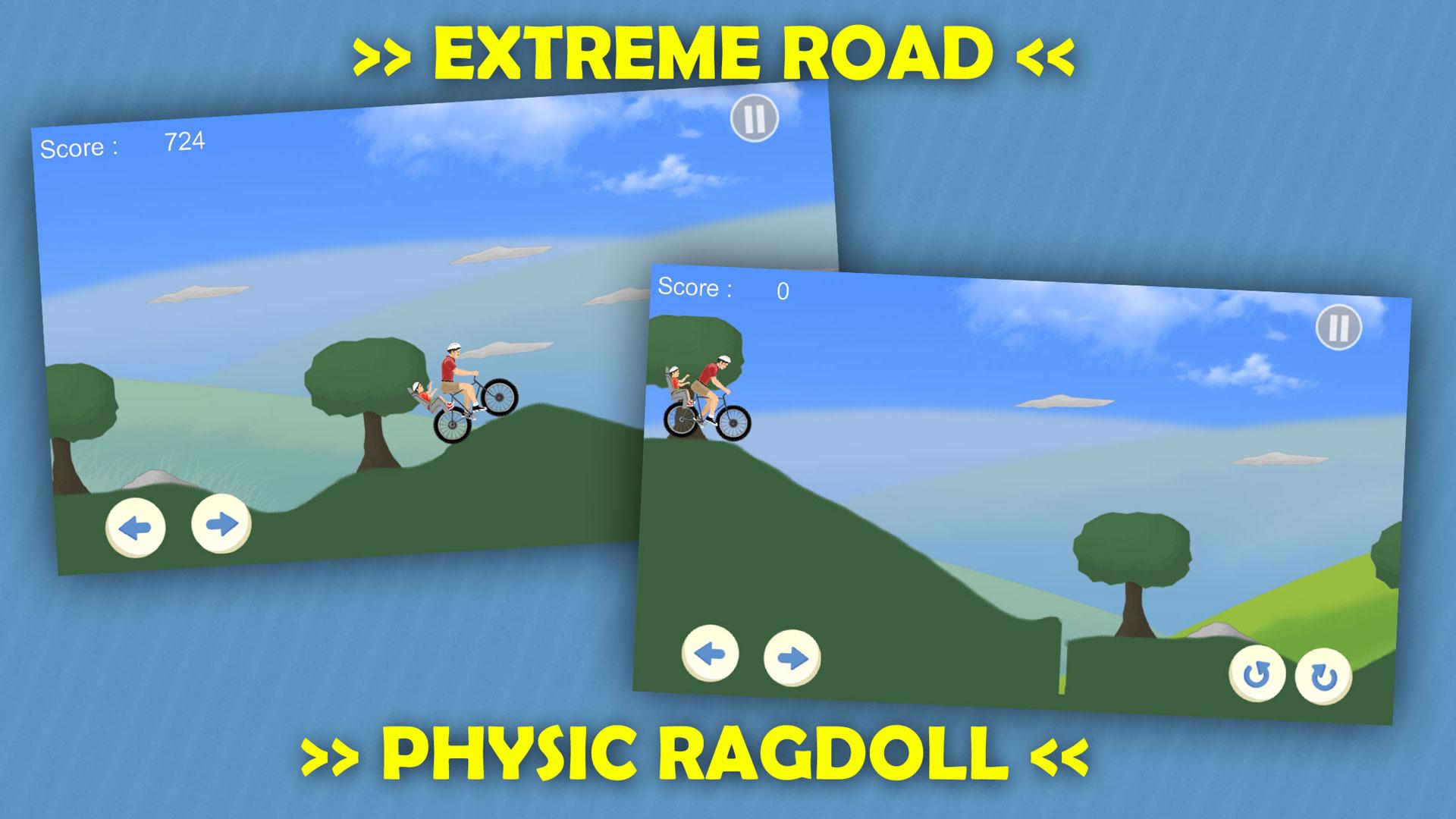 Happy Bike Climb Wheels Road 2截图2