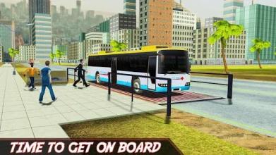 City Tourist Bus Transporter Driving Simulator 3D截图5