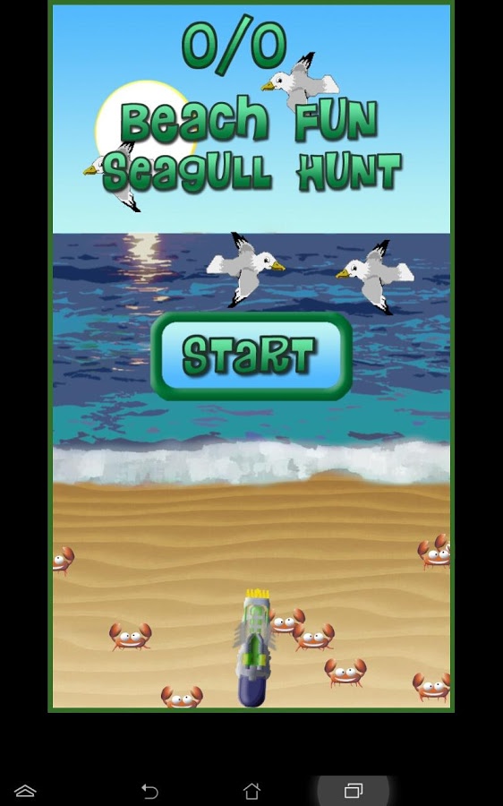 Beach Fun Seagull Hunt截图3