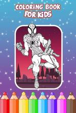 Superhero Coloring Game截图1