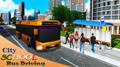 City School Bus Driving截图5