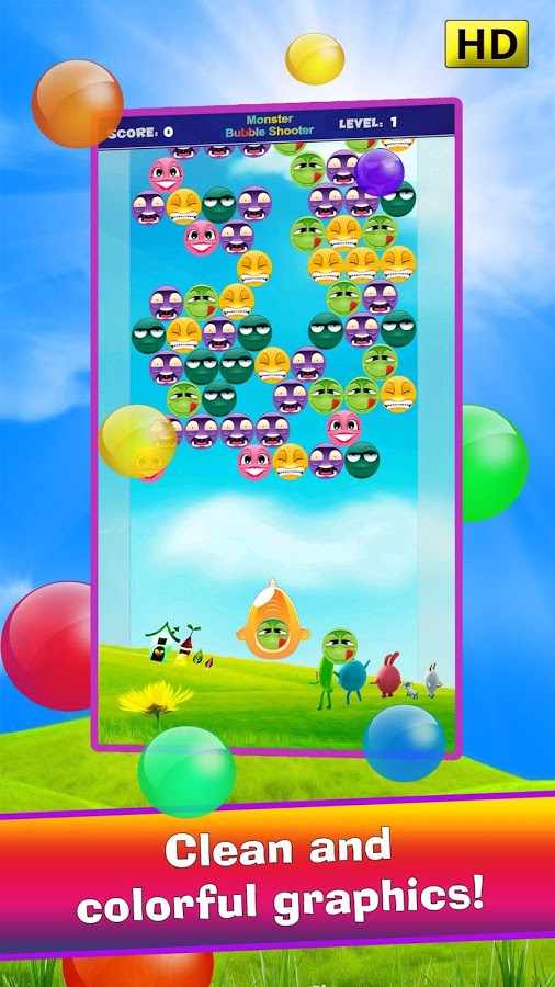 Monster Bubble Shooter HD截图3