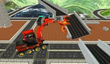 City Flyover Construction- Road Bridge Builder截图2