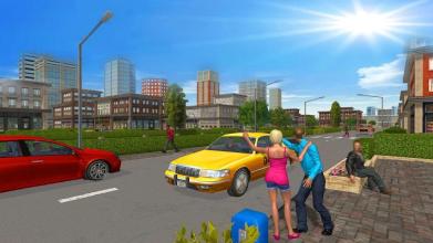 City Crazy Taxi Driving Simulation截图4