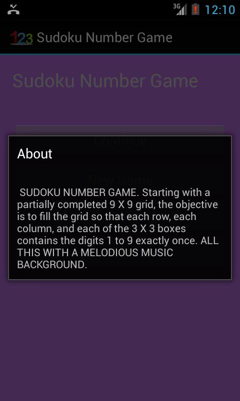 SUDOKU NUMBER GAME截图3