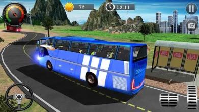 Uphill Off Road Bus City Coach Bus Simulator 2018截图5