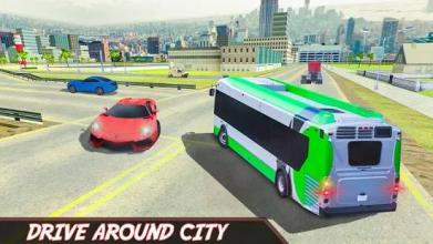 City Tourist Bus Transporter Driving Simulator 3D截图4