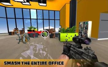 Destroy the Office 3D House Interior Stress Relive截图3