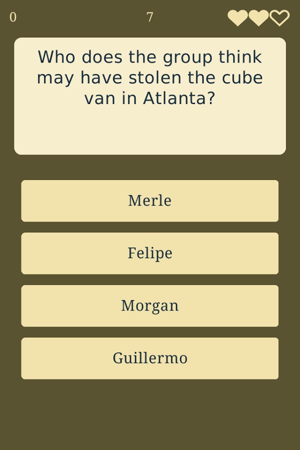 Trivia for The Walking Dead截图3