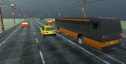 Endless Car Racing on Highway in Heavy Traffic截图5