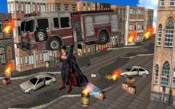 Amazing Flying Superhero: City Rescue Mission截图3