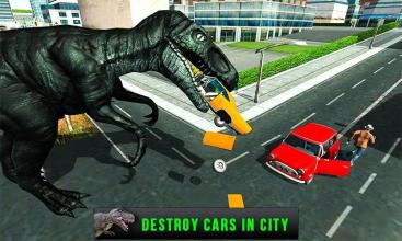 Wild Dino Attack 3D City Rampage截图3