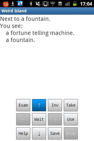 Weird Island text adventure截图2