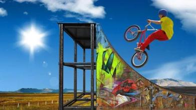 BMX Bike Stunt 2018 : Tricky Bicycle parkour Game截图2