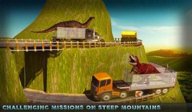 Jungle Dino Truck Transport 3D截图5