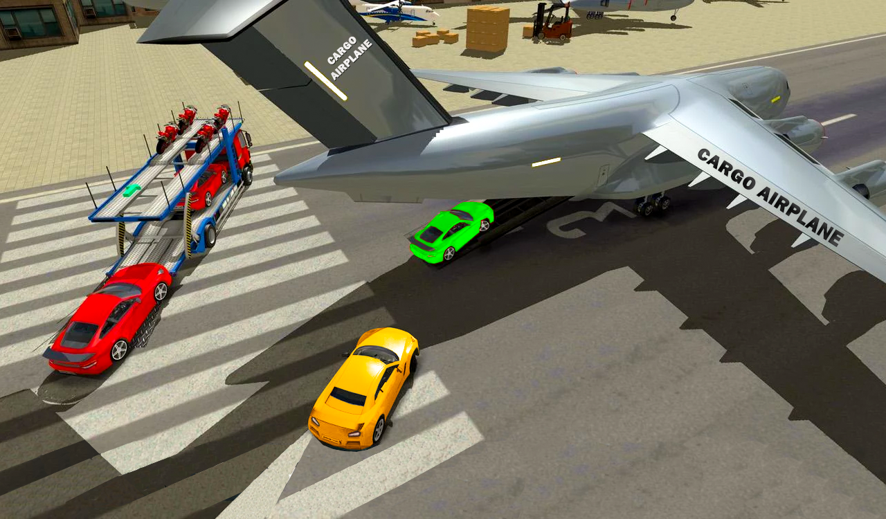 Airplane Car Transport Simulator Drive截图1