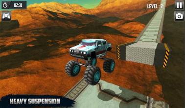 3D Impossible Monster Truck Survivor - 2018截图4