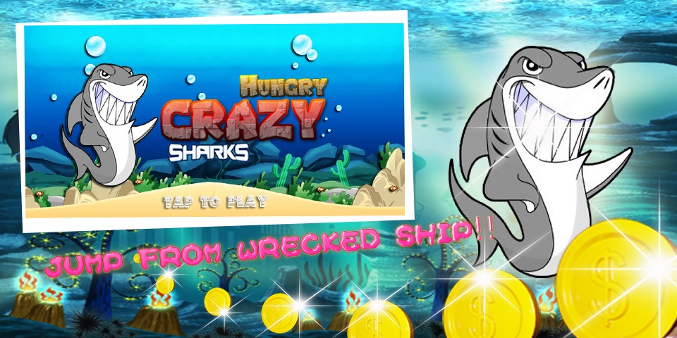 Hungry Crazy Shark截图2