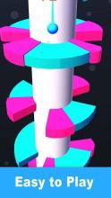 Helix Spiral Jump Balls : Fire Helix Ball Jump截图3