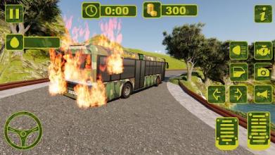 US Army Coach Bus Driving Simulator 2018截图1