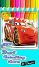 Coloring Cars Mcqueen games截图1