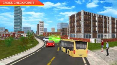 Modern City Bus Driving Game 2018截图4