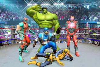 Superhero Wrestling Ring Battle Arena Fighter截图4