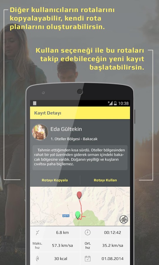 RouteUp - Rota ve Kayıt Takip截图2