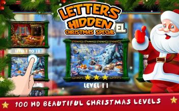 Christmas Hidden Letters : Hidden Object 100 Level截图4