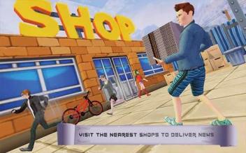 Paperboy Simulator: News Paper Delivery截图4