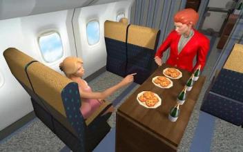 Virtual Flight Attendant Air Hostess Simulator 3D截图5