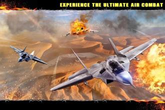 喷气式战斗机空袭 - 飞机空战3D截图1