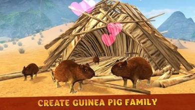 Wild Guinea Pig Life Survival Simulator 3D截图3