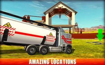 Oil Tanker Truck Games : Euro Truck Simulator 3D截图3