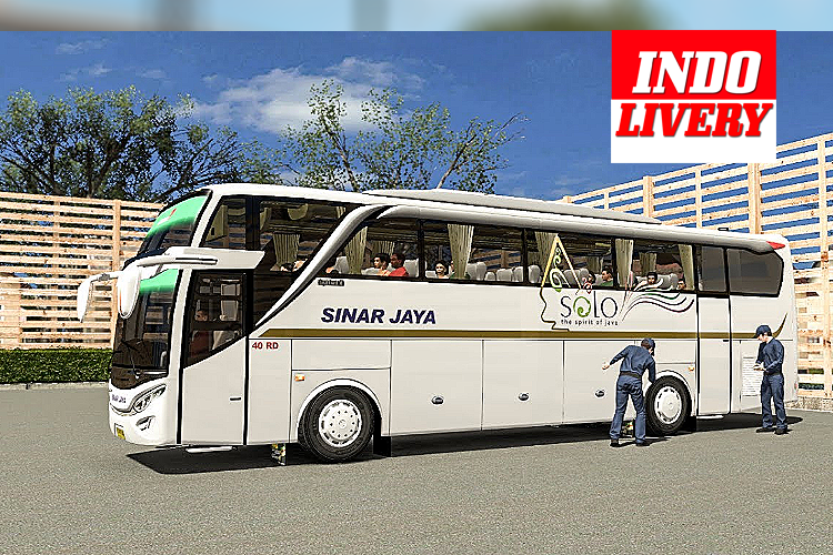 Livery BUSSID Sinar Jaya Simulator截图3