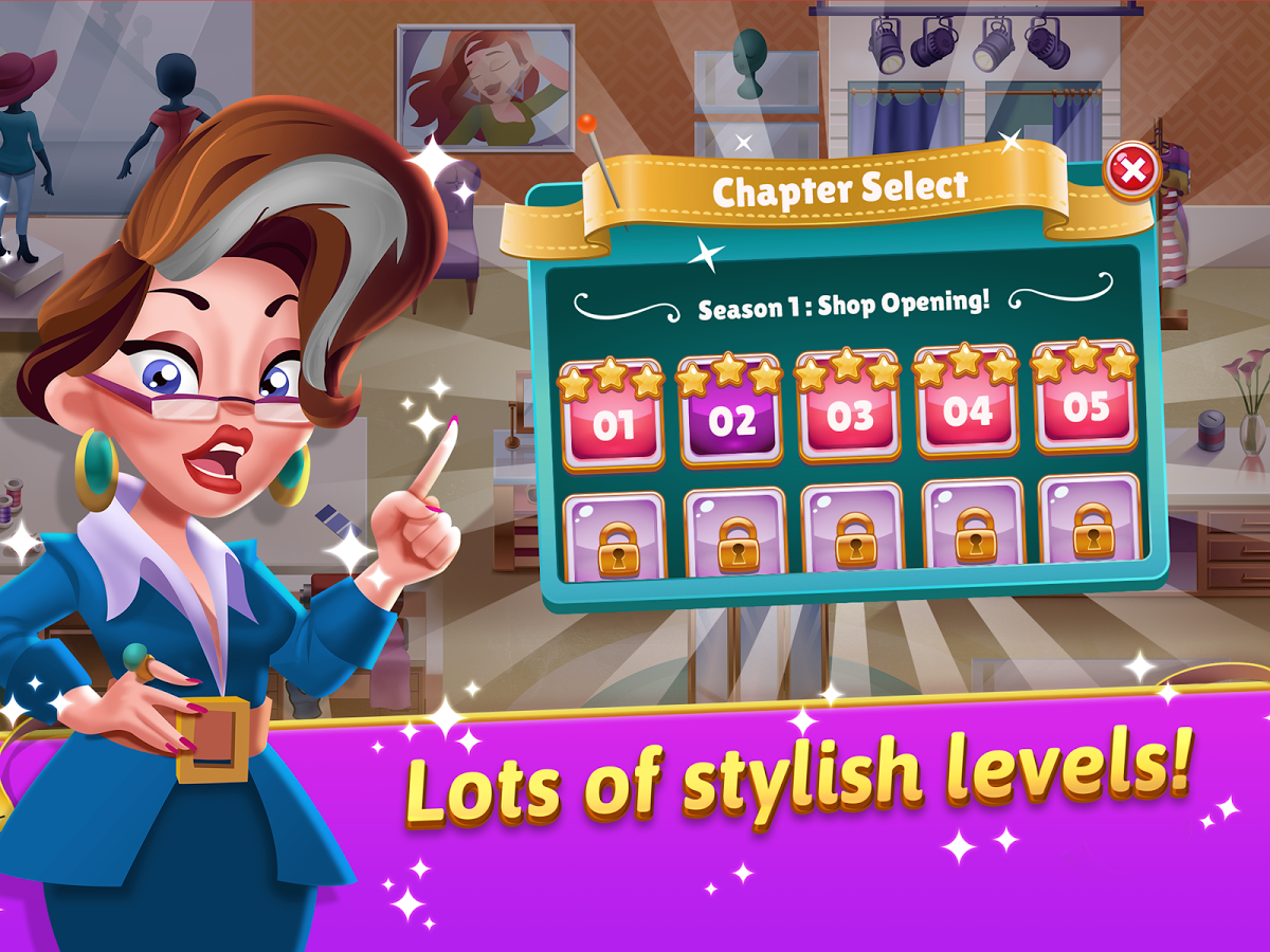 Fashion Salon Dash - Fashion Shop Simulator Game截图2