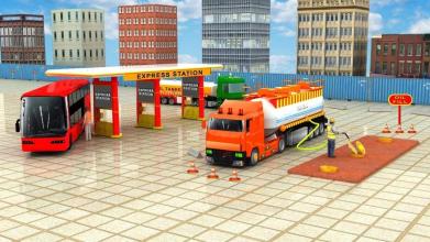 Liquid Oil Tanker Transport Cargo Drive Game截图5