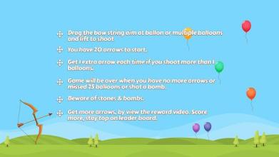 Balloon Archery - Balloon shooting game截图5