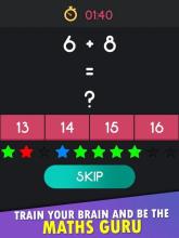 Math Guru: 2 Player Math Game截图4